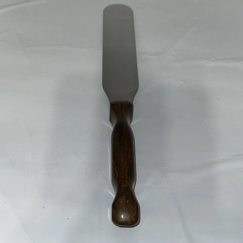 Cutco‎ Vintage No. 1028 Cake Icing Spatula Spreader Knife Classic Brown Handle